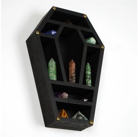 Raft decorativ de perete Ketina 1 (negru) . 1093676