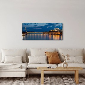 Tablou cu Bratislava și palat (120x50 cm)