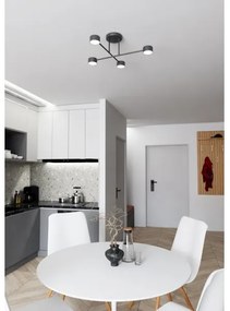 Lustră aplicată HALO 4xGX53/10W/230V negru