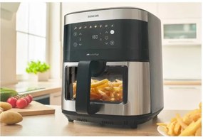 Friteuză cu aer cald Sencor 9 l 1700W/230V negru/crom mat