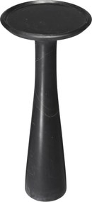 Masuta auxiliara design LUX din marmura neagra Pompano high