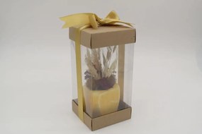 Ghiveci decorativ cu flori artificiale, homs seria A620,17x5.5x9 cm,30345