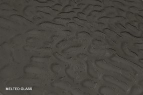 Masa extensibila Salvadore melted glass/negru mat - L160-240 cm