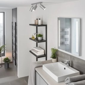 Spot pentru baie Brilagi SELE 3xGU10/30W/230V IP44 argintiu