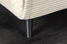 Fotoliu Pat SMART MULTIFUNCTION 100cm catifea raiata bej