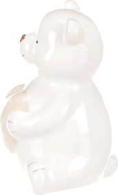 Decorațiuni de Crăciun Ursuleț cu inimă, 10 cm