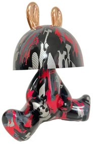 Veioză LED tactilă dimabilă pentru copii FANCY LED/2,5W/3,7V negru/roșu