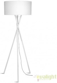 Lampadar modern cu trepied HAMPTON/F/W, alb/ abajur 60x30cm disponibil in 8 culori