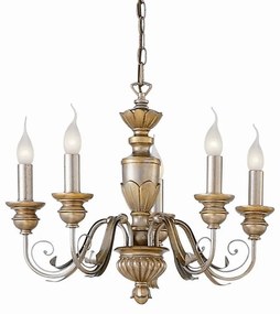 Candelabru 5 brate diametru 55cm FIRENZE SP5 ORO 020822