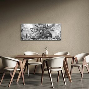 Tablou - Graffiti cu flamingo (120x50 cm)
