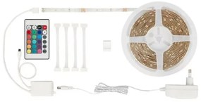 Bandă LED RGBW dimabilă 6,5m LED/22W/230V Brilo + telecomandă