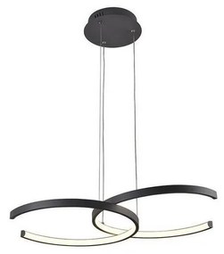 Lustră LED dimabilă pe cablu LED/50W/230V 3000-6500K + telecomandă