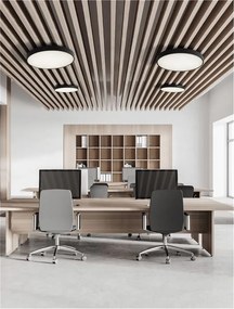 Plafoniera LED moderna design slim PERFECT 60cm negru CCT Dimmable