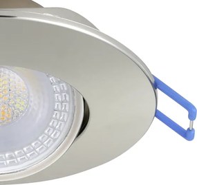 Eglo 300195 - Set 7 spoturi LED încastrate GEDREZ, 4,9 W, 230 V, Ø 9 cm, crom