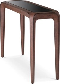 Consola LUX, Aluminiu Reciclat, Sticla Neagra, Quentin