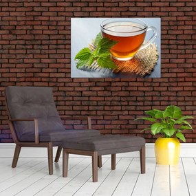 Tablou cu ceașca cu ceai (90x60 cm)