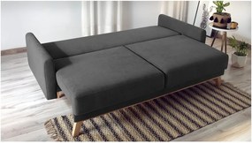 Canapea extensibilă Bobochic Paris Balio, gri închis