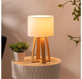 Lampă de masă Atmosphera MOLU 1xE27/25W/230V pin/alb