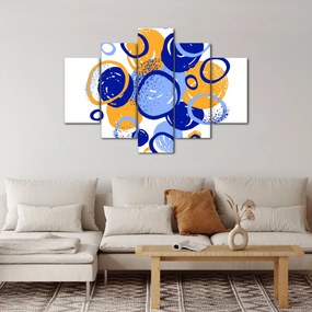 Tablou - Motiv luminos cu cercuri (150x105 cm)