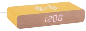 Ceas deșteptător digital cu încărcător wireless Retro Flat LED – Karlsson