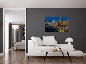 Tablou cu Las Vegas nocturn (90x60 cm)