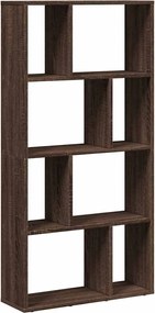 vidaXL Bibliotecă, stejar maro, 60x20x120,5 cm, lemn prelucrat