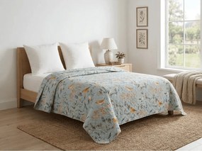 Cuvertura de pat SPRING BIRDS, colorata Dimensiune: 220 x 240 cm