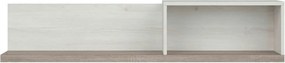 Raft LUCA JUZI, zada sibiu deschis/stejar sonoma, PAL laminat, 141x31x