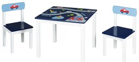 Set de mobilă pentru copii 3 buc. Rennfahrer – Roba