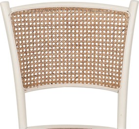 Scaun Thonet din lemn masiv si sezut din ratan