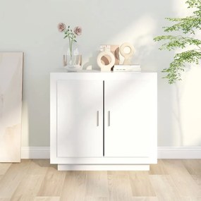 Servanta, alb, 80x40x75 cm, lemn prelucrat 1, Alb
