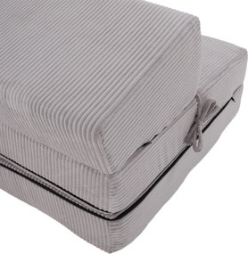 Saltea pliabilă/fotoliu extensibil, 2 in 1, gri, VEDIS