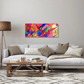 Tablou - Abstract colorat (120x50 cm)