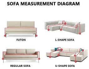Husă crem pentru canapea cu 4 locuri Talo – Filumi