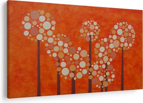 Tablou - Pădurea portocalie (90x60 cm)