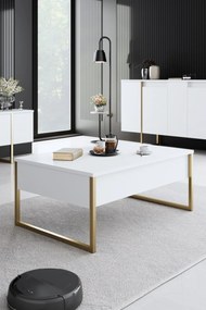 Set mobila sufragerie Luxe Alb 160x35x80 cm
