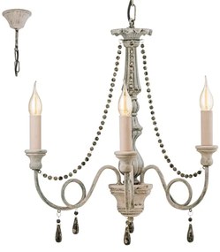 Eglo 49821 - Lustră cu lanț COLCHESTER 3xE14/40W