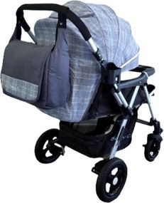 Carucior nou nascuti 2 in 1 BABY CARE™ PRO 511, Cu geanta bebe inclusa, Cadru aluminiu, Maner reversibil, Spatar reglabil in 5 trepte, Amortizoare,