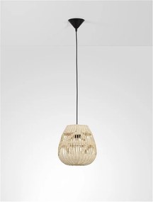 Lustra / Pendul modern design natural ratan MARLO D-27cm