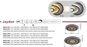 Plafoniera LED CCT cu telecomanda JAYDEN 55cm
