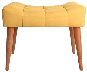 Taburet LUMI, 40 x 58 cm, galben