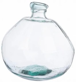 Vaza decorativa din sticla reciclata, Loopy L, Ø31,5xH32 cm