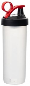 Sticla pentru apa Hermia 503HRN1165, 740 ml, Fara BPA, Plastic, Alb/Rosu