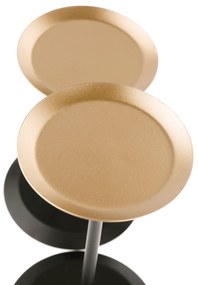 Sfeşnice, set de 3, negru / auriu, metal, CINDRO