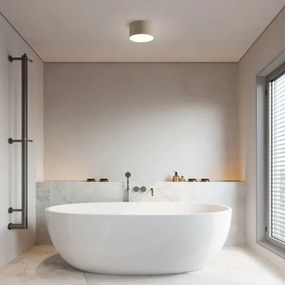 Brilagi - Plafonieră LED pentru baie FORIS, 9W, 230V, diametru 9 cm, bej, IP44