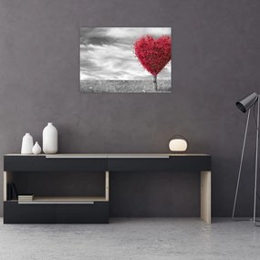 Tablou -Inima din coroanele copacilor (70x50 cm)