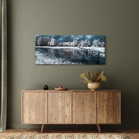 Tablou - Peisaj înghețat (120x50 cm)
