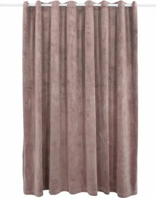 vidaXL Draperie opacă roz antichizat 290x245 cm catifea inele metalice