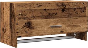 vidaXL Șifonier, lemn vechi, 70x32,5x35 cm, PAL