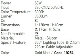 Lustra LED design modern Lighting Tube